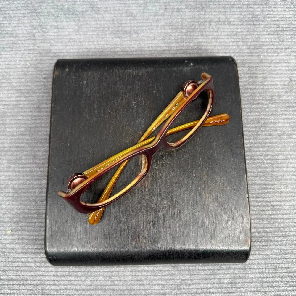 Oakley Spontaneous 2.0 Eyeglasses Striped Plum Rectangular Frames 130 52-16 Y2k